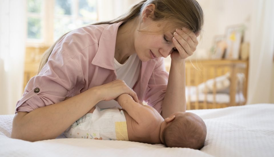 Piangere nel post parto è normale