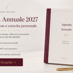 Agenda annuale 2027 -mindset crescita personale journaling
