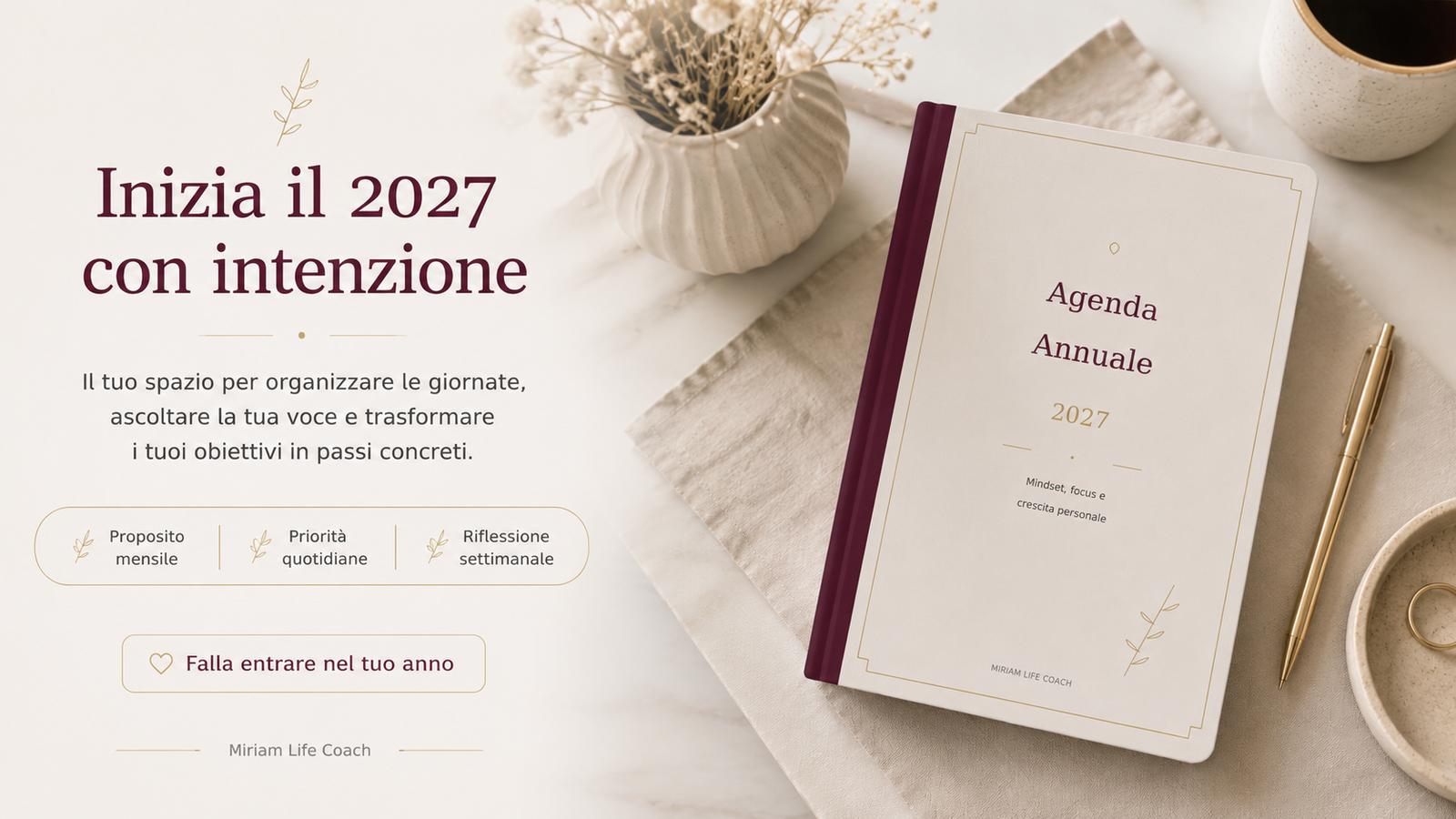 Agenda Annuale 2027 - Mindset, Crescita Personale e Journaling - immagine 3